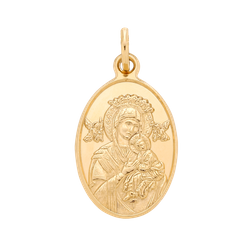 Medalik z Maryjką Gold